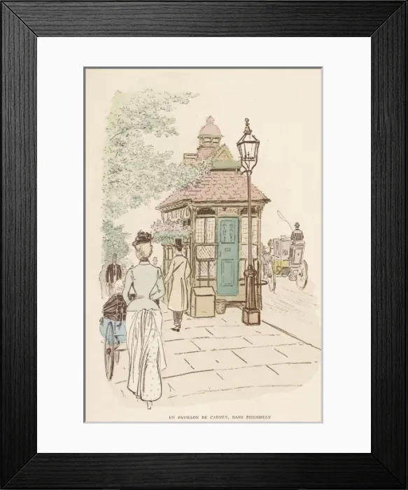 Framed Print : London Cabmans Shelter Framed Print : London Cabmans Shelter