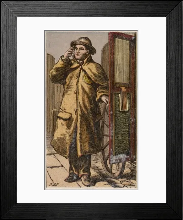 Framed Print : Cabbie of a Victoria Framed Print : Cabbie of a Victoria