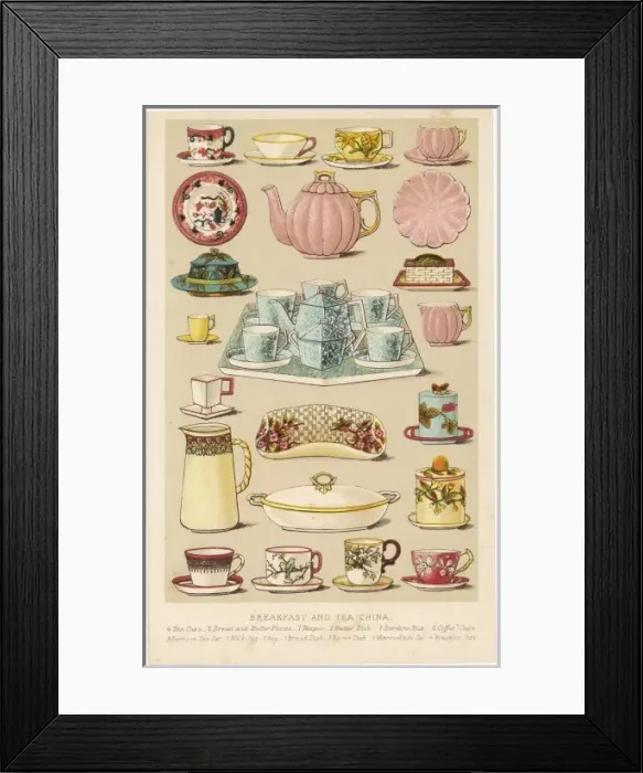 Framed Print : Breakfast & Tea China Framed Print : Breakfast & Tea China