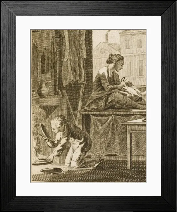 Framed Print : Heating the Iron / C18 Framed Print : Heating the Iron / C18
