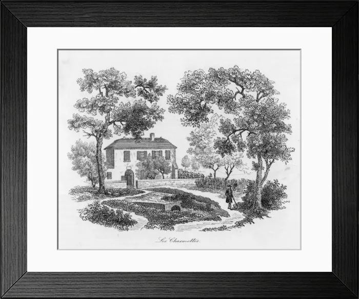 Framed Print : Rousseau / Charmettes Framed Print : Rousseau / Charmettes