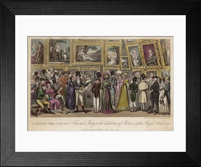 Framed Print : Egan / Life in London / 1821 Framed Print : Egan / Life in London / 1821