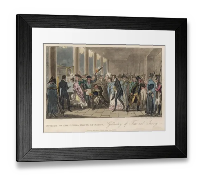 Framed Print : Egan / Life in London / 1821 Framed Print : Egan / Life in London / 1821