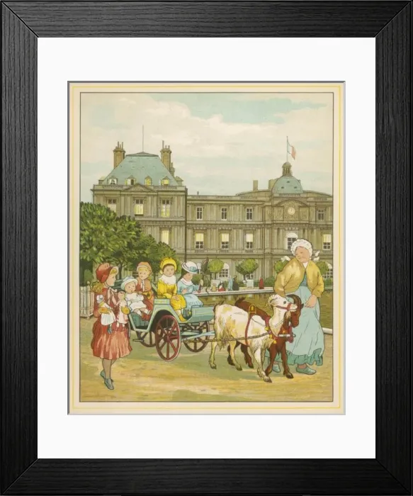 Framed Print : Goat Card Luxembourg Gns Framed Print : Goat Card Luxembourg Gns