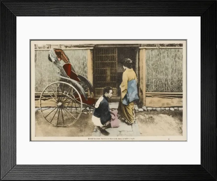 Framed Print : Entering Jap Rickshaw Framed Print : Entering Jap Rickshaw