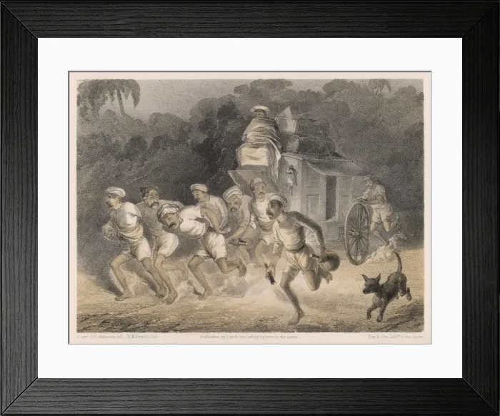 Framed Print : Indian Hand Carriage Framed Print : Indian Hand Carriage