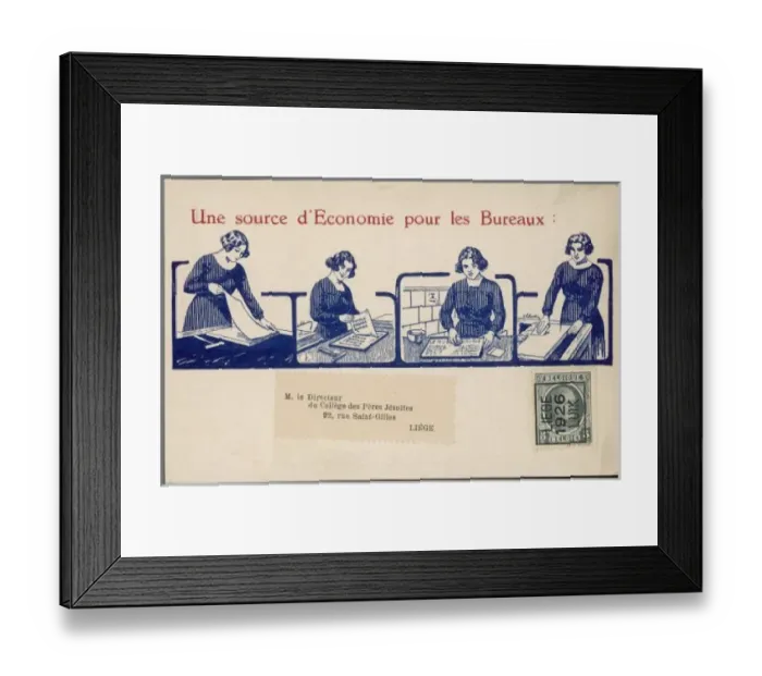 Framed Print : Using a Copying Device Framed Print : Using a Copying Device
