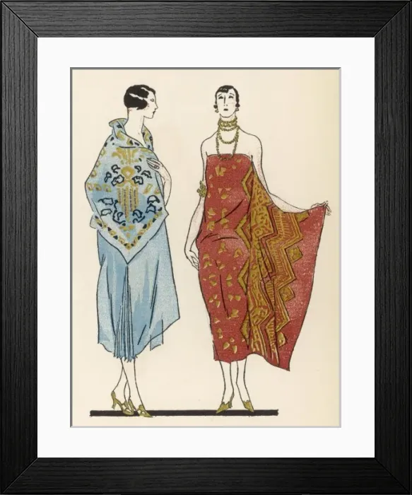 Framed Print : Egyptian Fabrics 1924 Framed Print : Egyptian Fabrics 1924