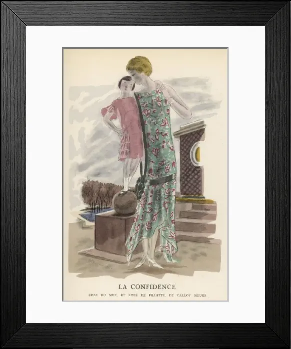 Framed Print : Handkerchief Hem 1924 Framed Print : Handkerchief Hem 1924