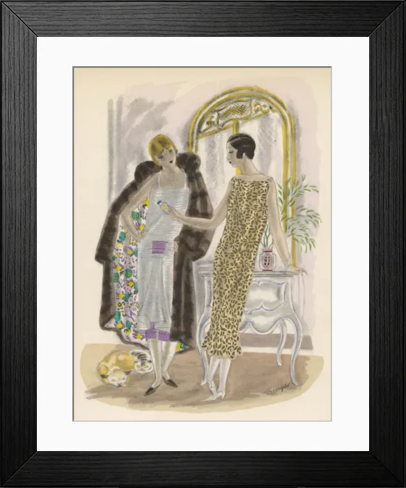 Framed Print : Two-Sided Coat 1924 Framed Print : Two-Sided Coat 1924