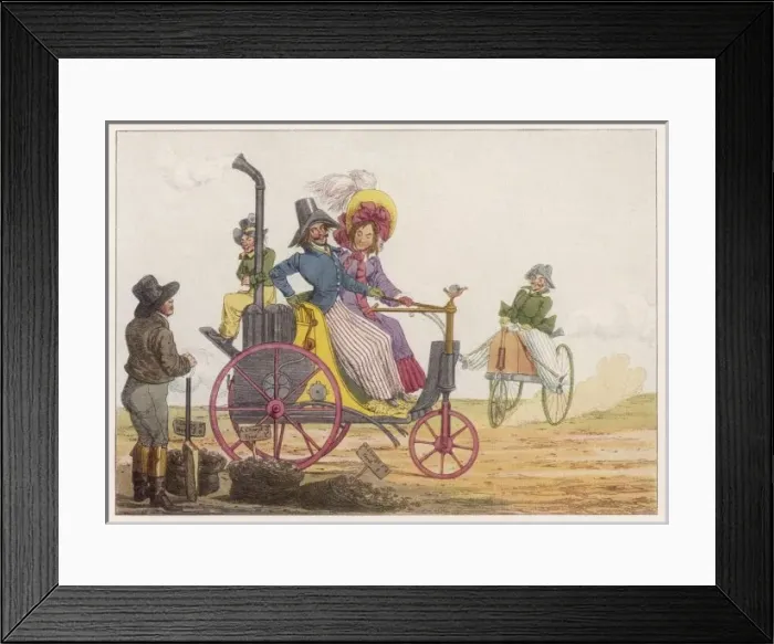 Framed Print : Steam Tricycle Project Framed Print : Steam Tricycle Project