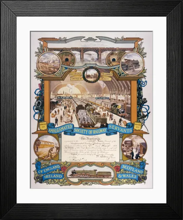 Framed Print : Society of Rail Servants Framed Print : Society of Rail Servants