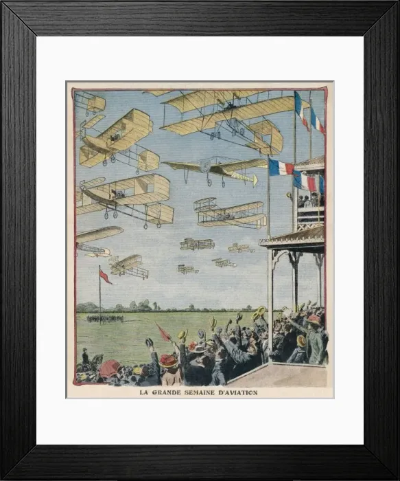 Framed Print : French Airshow C1909 Framed Print : French Airshow C1909