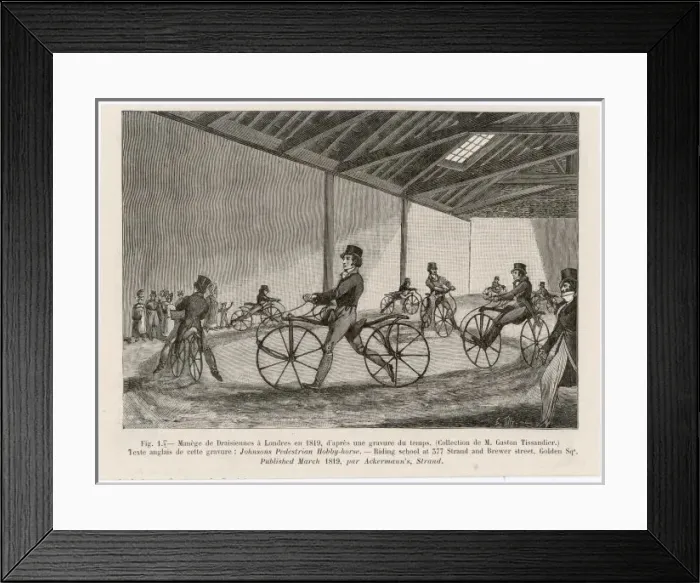 Framed Print : Learning to Ride Hobby Framed Print : Learning to Ride Hobby