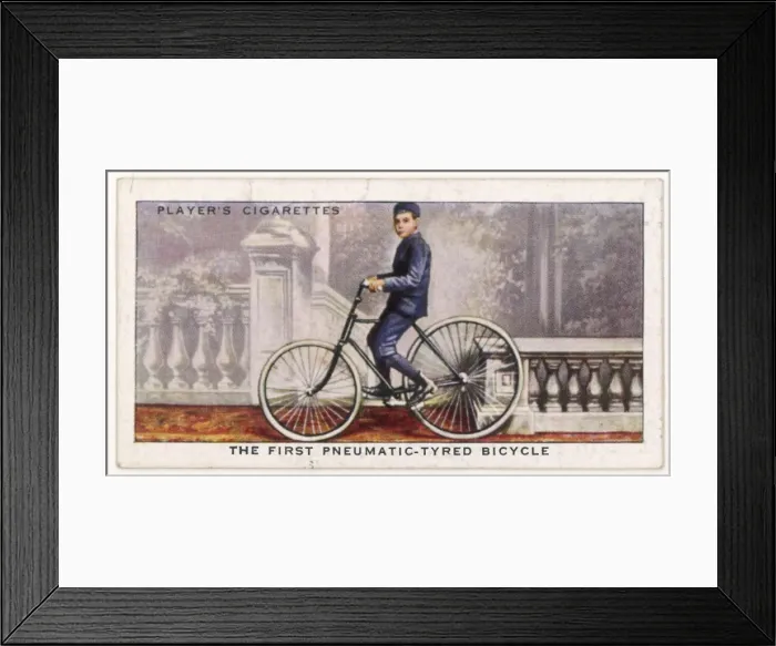 Framed Print : Dunlop Bike with Tyres Framed Print : Dunlop Bike with Tyres