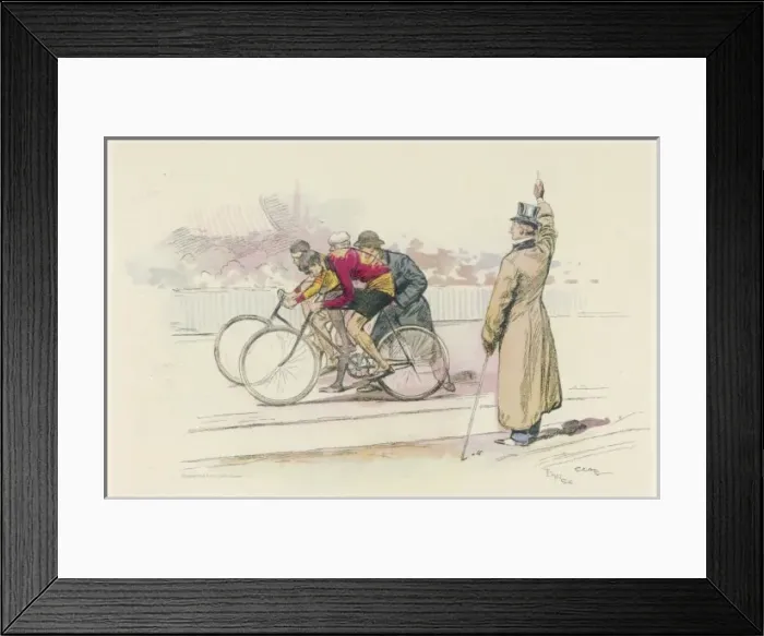 Framed Print : Speed Contest 1897 Framed Print : Speed Contest 1897