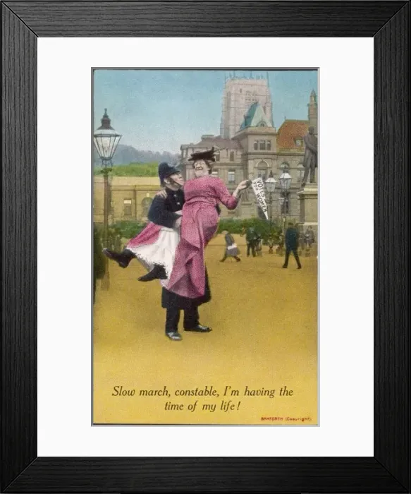 Framed Print : Suffragette and Copper Framed Print : Suffragette and Copper
