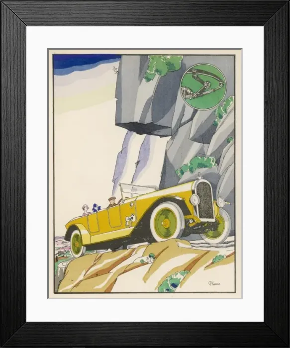Framed Print : On a Mountain Road Framed Print : On a Mountain Road