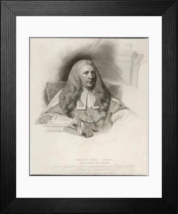 Framed Print : Camden / Charles Pratt 18C Framed Print : Camden / Charles Pratt 18C
