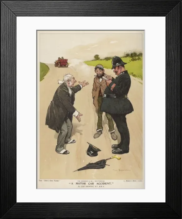 Framed Print : A Hit-And-Run Driver Framed Print : A Hit-And-Run Driver