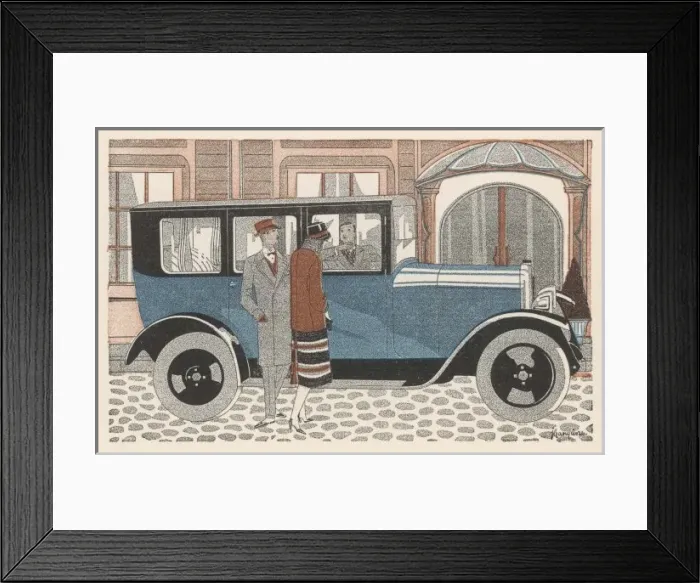 Framed Print : Peugeot and Owners