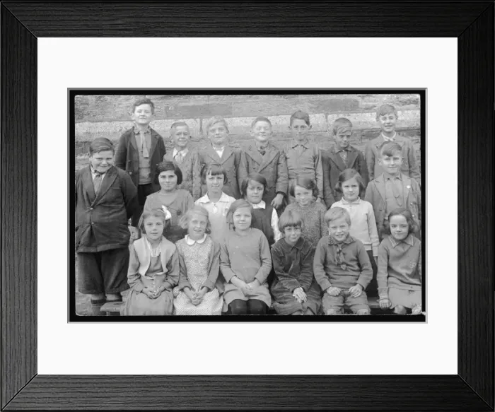 Framed Print : Class Photo / With Fat Boy Framed Print : Class Photo / With Fat Boy