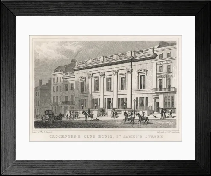 Framed Print : Crockfords Club House Framed Print : Crockfords Club House