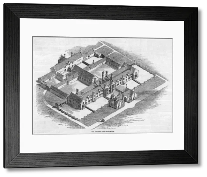 Framed Print : Canterbury Union Workhouse proposal Framed Print : Canterbury Union Workhouse proposal