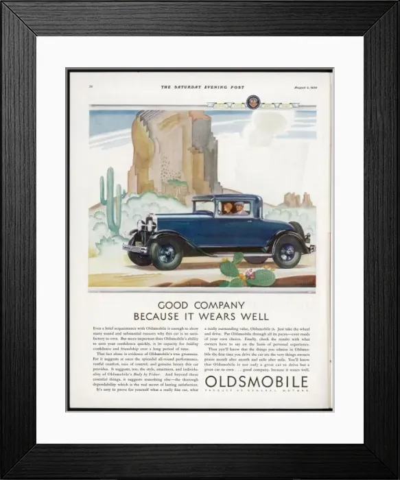 Framed Print : Oldsmobile 1930 Framed Print : Oldsmobile 1930