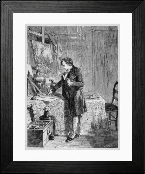 Framed Print : Daguerres Discovery