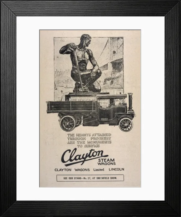 Framed Print : Clayton Steam Wagon Framed Print : Clayton Steam Wagon