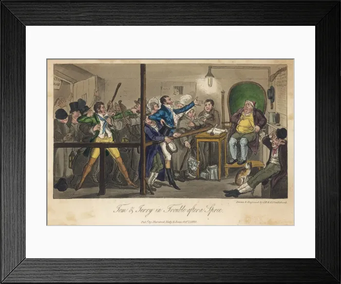 Framed Print : Egan / Life in London / 1820 Framed Print : Egan / Life in London / 1820