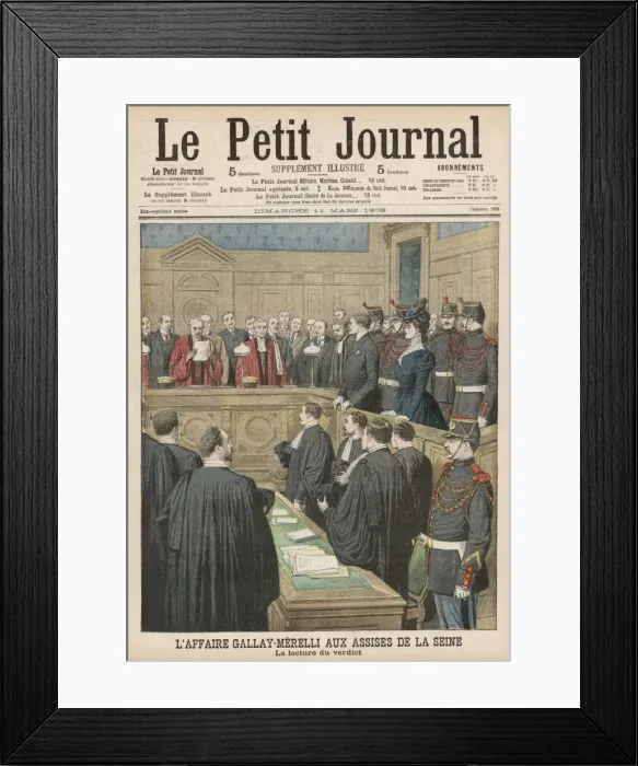 Framed Print : Gallay Imprisoned / 1906 Framed Print : Gallay Imprisoned / 1906