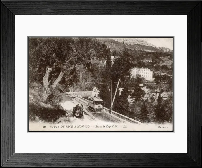 Framed Print : Tram on Cote D azur Framed Print : Tram on Cote D azur