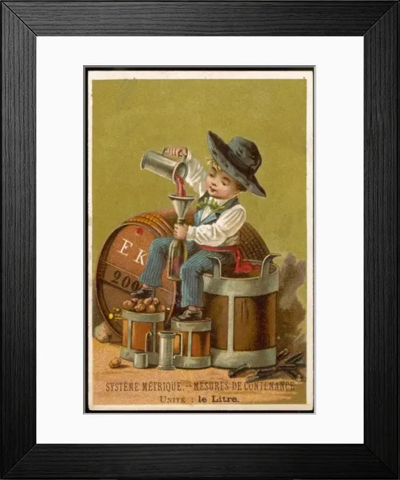 Framed Print : Metric Series - Contents Framed Print : Metric Series - Contents