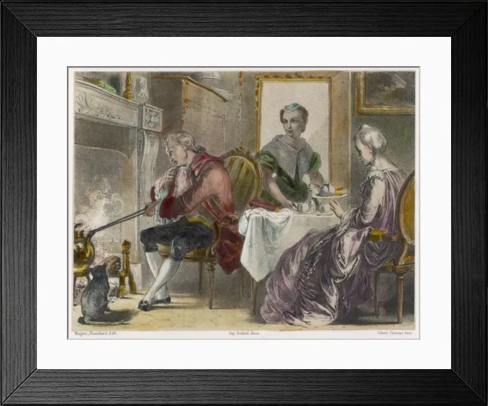 Framed Print : Denis Papin & Kettle Framed Print : Denis Papin & Kettle