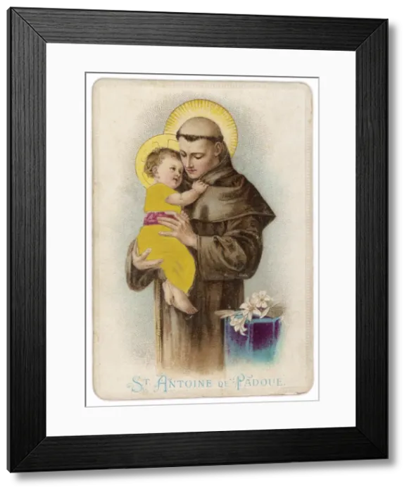 Framed Print : Antony of Padua (1195 - Framed Print : Antony of Padua (1195 -