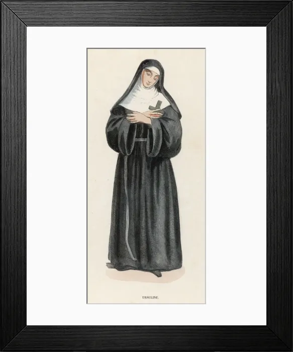 Framed Print : Ursuline Nun