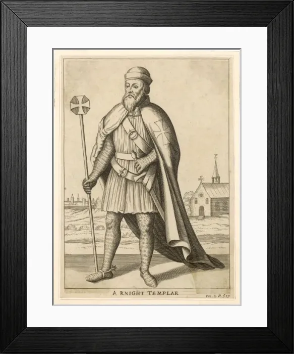 Framed Print : A Knight Templar Framed Print : A Knight Templar
