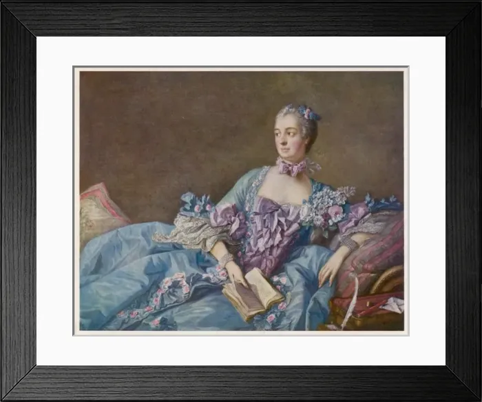 Framed Print : Mme De Pompadour / Boucher Framed Print : Mme De Pompadour / Boucher