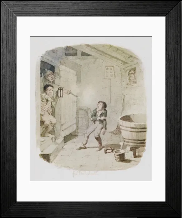 Framed Print : Oliver Twist / Burglary Framed Print : Oliver Twist / Burglary