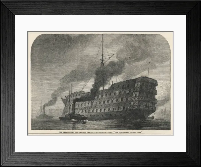 Framed Print : Hospital Ship Framed Print : Hospital Ship