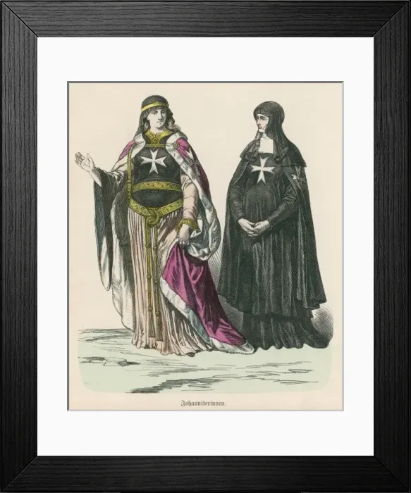 Framed Print : Nuns of Saint John Framed Print : Nuns of Saint John
