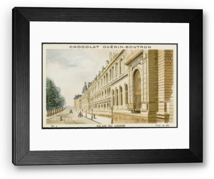 Framed Print : Paris / Louvre Facade Framed Print : Paris / Louvre Facade