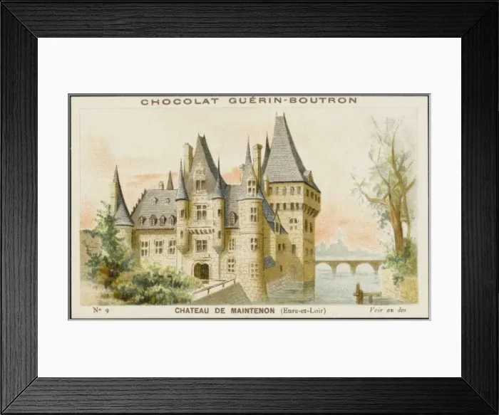 Framed Print : Chateau / Maintenton Framed Print : Chateau / Maintenton