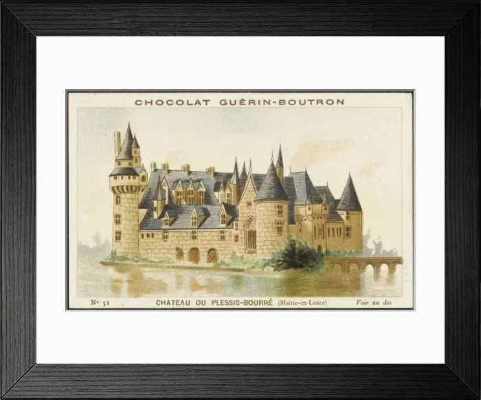 Framed Print : Chateau / Plessis-Bourre Framed Print : Chateau / Plessis-Bourre