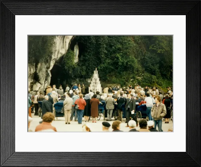 Framed Print : The Grotto at Lourdes Framed Print : The Grotto at Lourdes