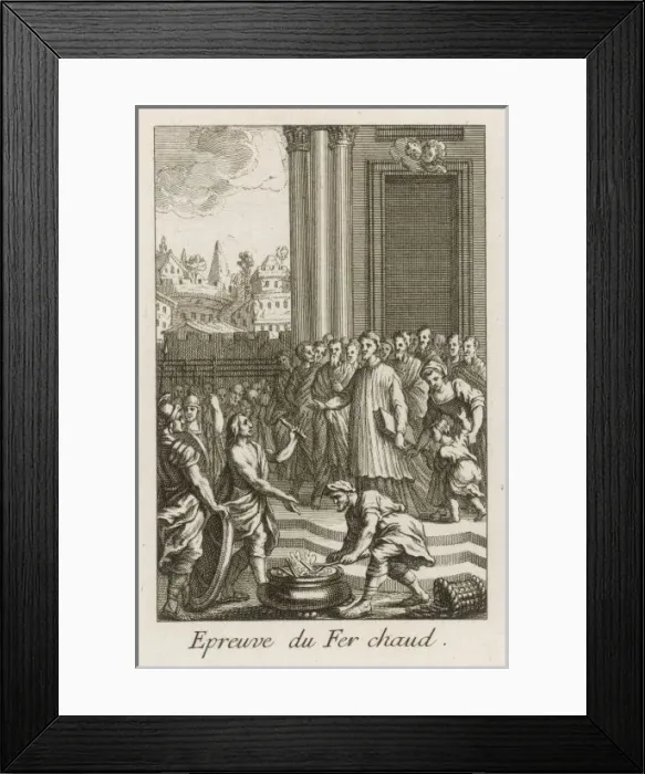 Framed Print : Ordeal by Redhot Metal Framed Print : Ordeal by Redhot Metal