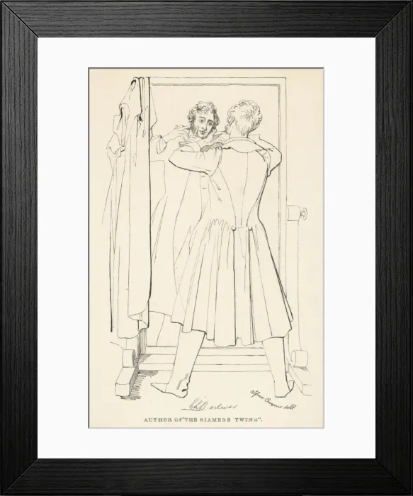 Framed Print : E Bulwer Lytton / Maclise Framed Print : E Bulwer Lytton / Maclise