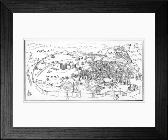 Framed Print : Rome / Panoramic View Framed Print : Rome / Panoramic View